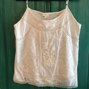 ANTHROPOLOGIE MEADOW RUE LANEY EMBROIDERED CAMI